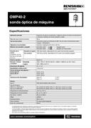 OMP40-2 sonda óptica de máquina